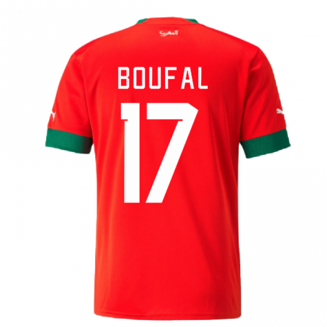 2022-2023 Morocco Home Shirt (BOUFAL 17)