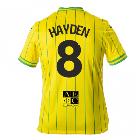 2022-2023 Norwich City Home Shirt (HAYDEN 8)