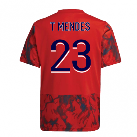 2022-2023 Olympique Lyon Away Shirt (Kids) (T MENDES 23)