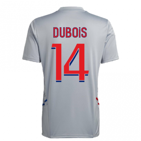 2022-2023 Olympique Lyon Training Jersey (Halo Silver) (DUBOIS 14)