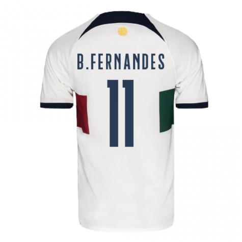 2022-2023 Portugal Away Shirt (B.FERNANDES 11)