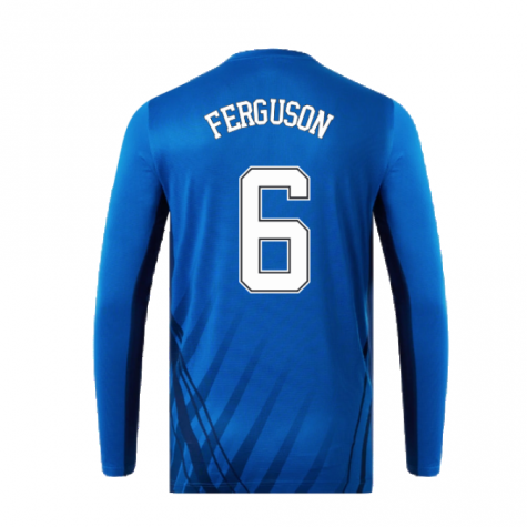 2022-2023 Rangers Long Sleeve Training Tee (Blue) (FERGUSON 6)