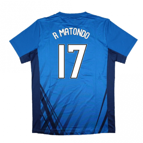 2022-2023 Rangers Training Short Sleeve Tee (Blue) (R MATONDO 17)