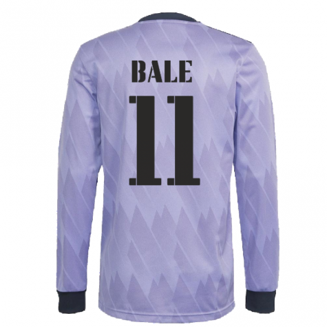 2022-2023 Real Madrid Authentic Long Sleeve Away Shirt (BALE 11)