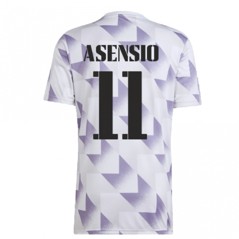 2022-2023 Real Madrid Pre-Match Shirt (White) (ASENSIO 11)