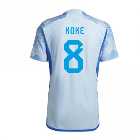 2022-2023 Spain Authentic Away Shirt (KOKE 8)