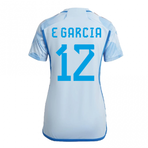 2022-2023 Spain Away Shirt (Ladies) (E GARCIA 12)