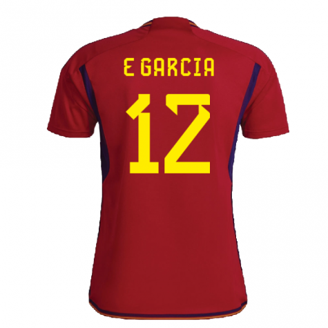 2022-2023 Spain Home Shirt (E GARCIA 12)