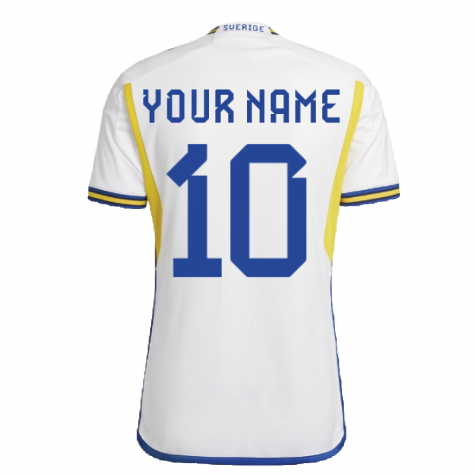 2022-2023 Sweden Away Shirt (Your Name)