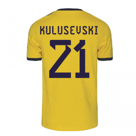 2022-2023 Sweden DNA 3S Tee (Yellow) (KULUSEVSKI 21)