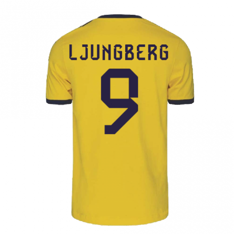 2022-2023 Sweden DNA 3S Tee (Yellow) (LJUNGBERG 9)