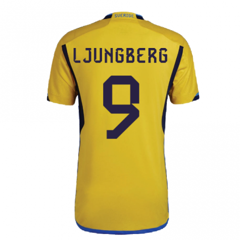 2022-2023 Sweden Home Shirt (LJUNGBERG 9)