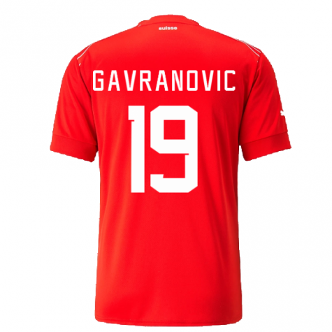 2022-2023 Switzerland Home Shirt (GAVRANOVIC 19)