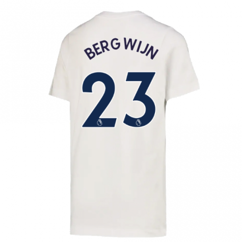 2022-2023 Tottenham Crest Tee (White) (BERGWIJN 23)