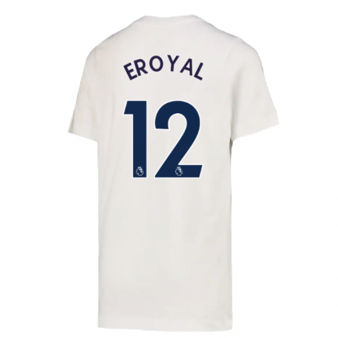 2022-2023 Tottenham Crest Tee (White) (E.ROYAL 12)