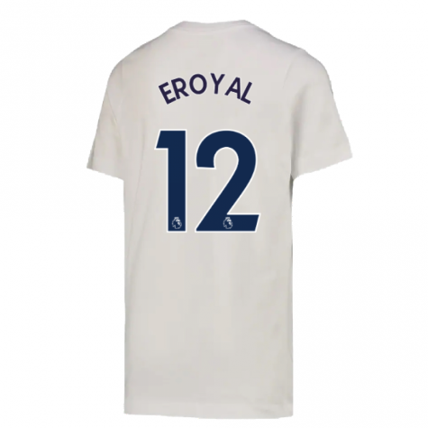 2022-2023 Tottenham Crest Tee (White) - Kids (E.ROYAL 12)