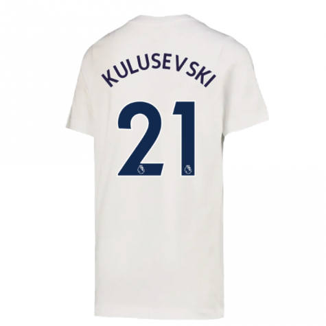 2022-2023 Tottenham Crest Tee (White) (KULUSEVSKI 21)