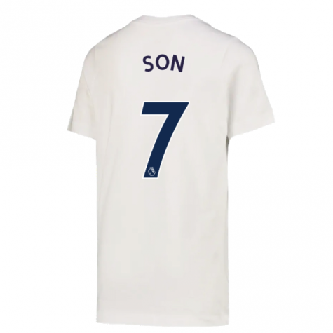 2022-2023 Tottenham Crest Tee (White) (SON 7)