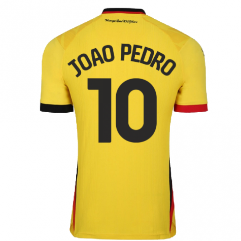 2022-2023 Watford Home Shirt (JOAO PEDRO 10)