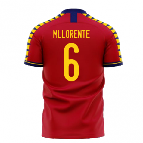 Spain 2024-2025 Home Concept Football Kit (Libero) (M LLORENTE 6)