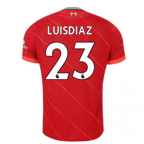 Liverpool 2021-2022 Vapor Home Shirt (Kids) (LUIS DIAZ 23)