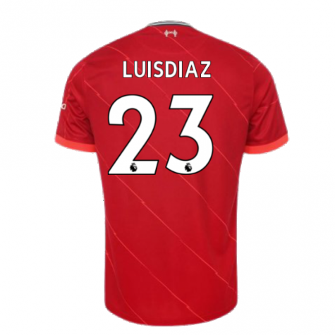 Liverpool 2021-2022 Home Shirt (Kids) (LUIS DIAZ 23)