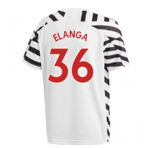 2020-2021 Man Utd Adidas Third Football Shirt (Kids) (Elanga 36)