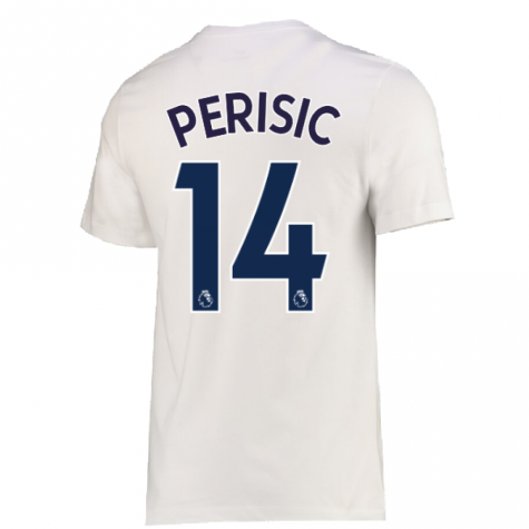 2022-2023 Tottenham Swoosh Tee (White) - Kids (BENTANCUR 30)