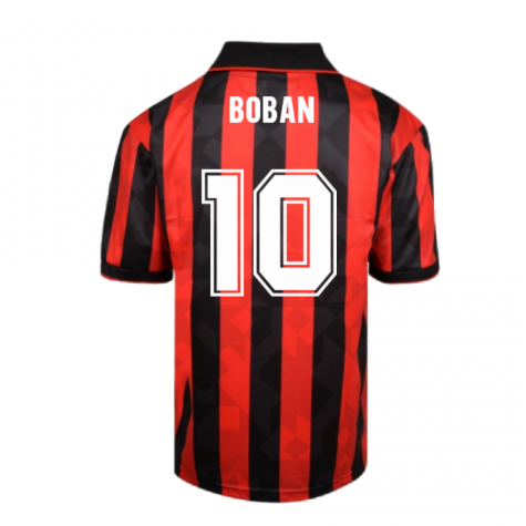 AC Milan 1994 Home Retro Shirt (BOBAN 10)