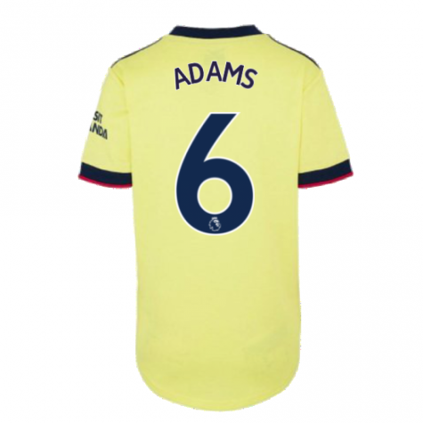 Arsenal 2021-2022 Away Shirt (Ladies) (ADAMS 6)