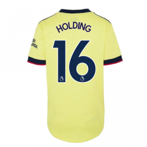 Arsenal 2021-2022 Away Shirt (Ladies) (HOLDING 16)