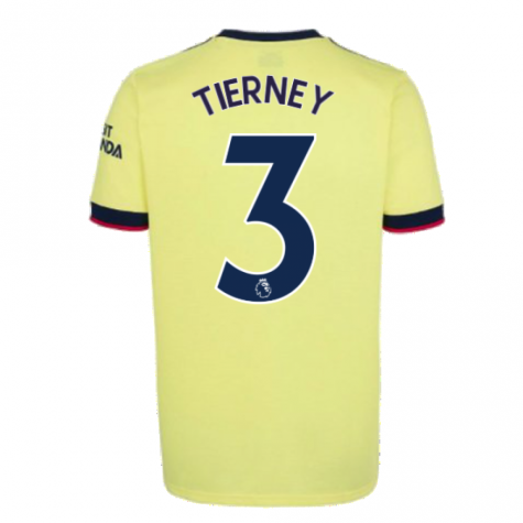 Arsenal 2021-2022 Away Shirt (TIERNEY 3)