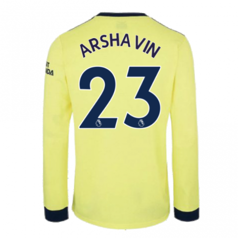 Arsenal 2021-2022 Long Sleeve Away Shirt (ARSHAVIN 23)