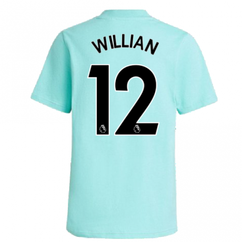 Arsenal 2021-2022 Training Tee (Acid Mint) (WILLIAN 12)