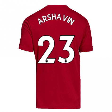 Arsenal 2021-2022 Training Tee (Active Maroon) (ARSHAVIN 23)