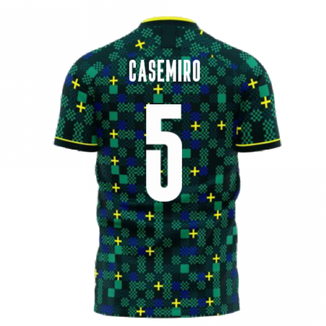 Brazil 2024-2025 Third Concept Football Kit (Libero) (CASEMIRO 5)