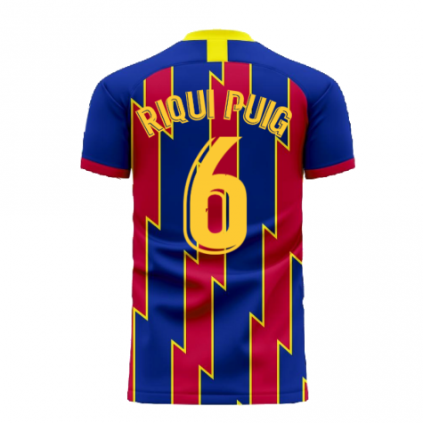 Barcelona 2020-2021 Home Concept Football Kit (Libero) (RIQUI PUIG 6)