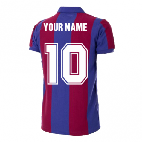 FC Barcelona 1980 - 81 Retro Football Shirt (Your Name)