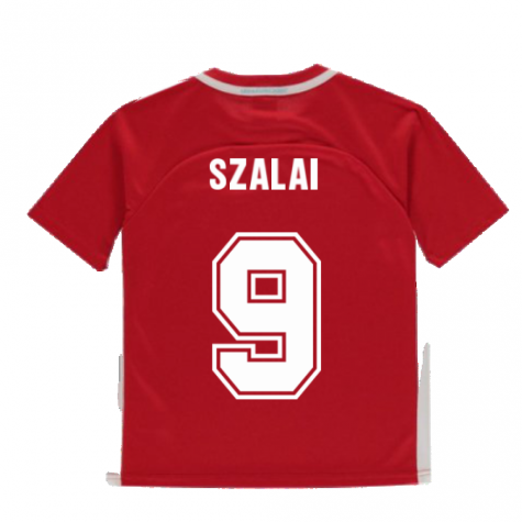 Hungary 2021 Polyester T-Shirt (Red) - Kids (Szalai 9)