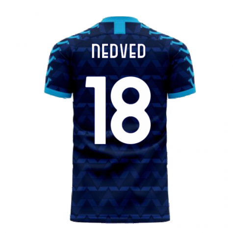 Lazio 2024-2025 Away Concept Football Kit (Viper) (NEDVED 18) - Little Boys