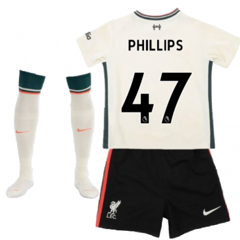 Liverpool 2021-2022 Away Little Boys Mini Kit (PHILLIPS 47)