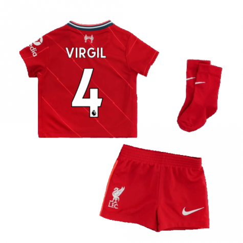 Liverpool 2021-2022 Home Baby Kit (VIRGIL 4)