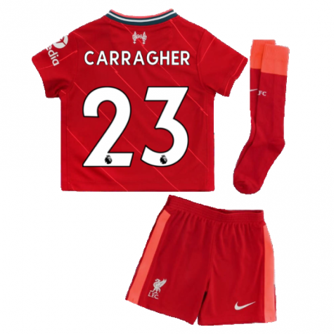 Liverpool 2021-2022 Home Little Boys Mini Kit (CARRAGHER 23)