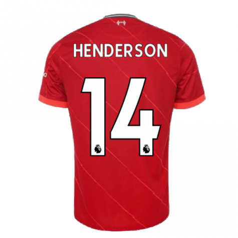 Liverpool 2021-2022 Home Shirt (Kids) (HENDERSON 14)