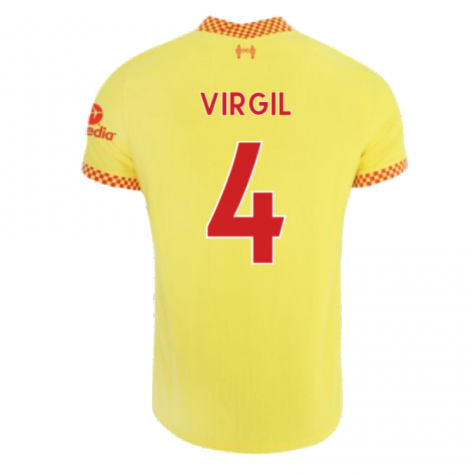 Liverpool 2021-2022 Vapor 3rd Shirt (VIRGIL 4)