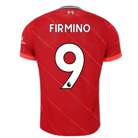 Liverpool 2021-2022 Vapor Home Shirt (FIRMINO 9)