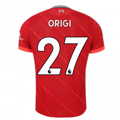 Liverpool 2021-2022 Vapor Home Shirt (Kids) (ORIGI 27)