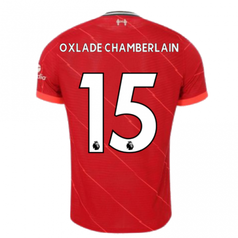 Liverpool 2021-2022 Vapor Home Shirt (Kids) (CHAMBERLAIN 15)