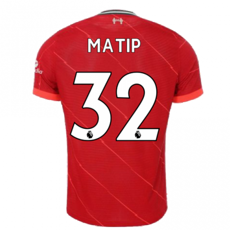 Liverpool 2021-2022 Vapor Home Shirt (MATIP 32)