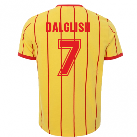 Liverpool Heritage 1982 Yellow Away Tee (DALGLISH 7)